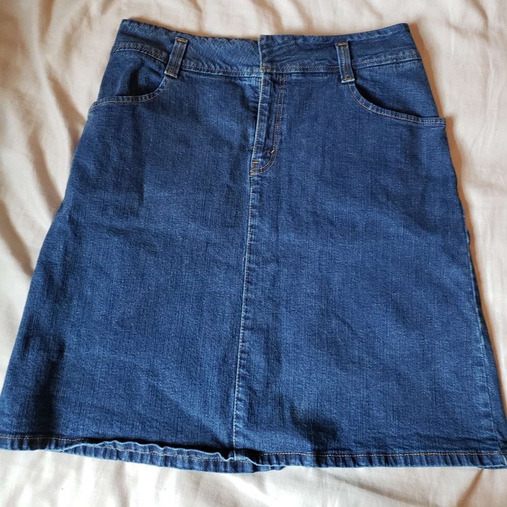 Size 16 levis denim jean skirt